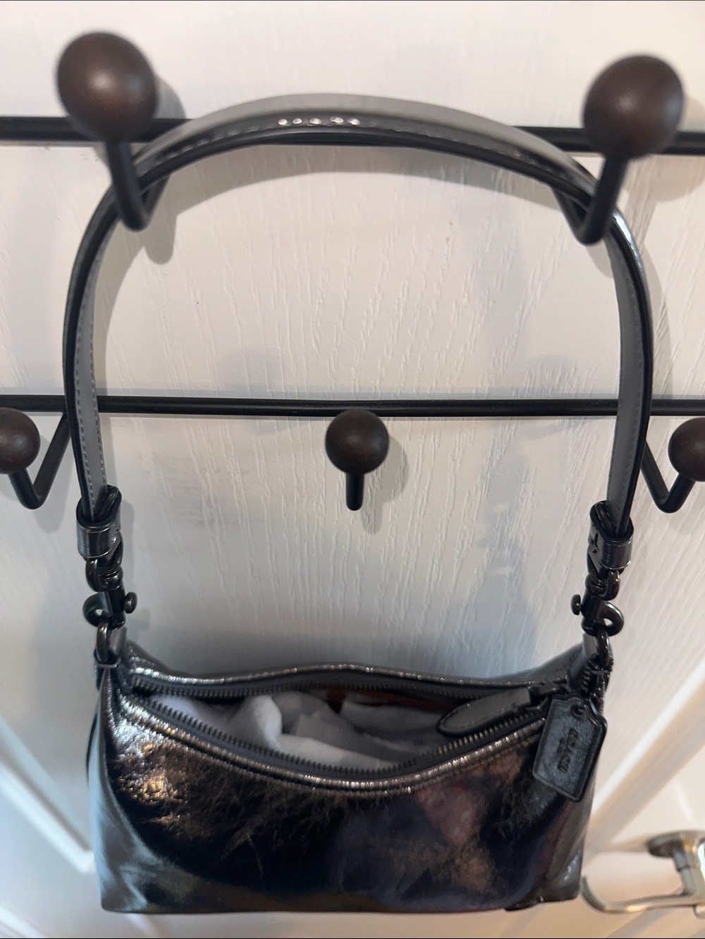 Coach - Juliet Shoulder Bag 25 in Pewter/Anthracite - Picture 4 of 6